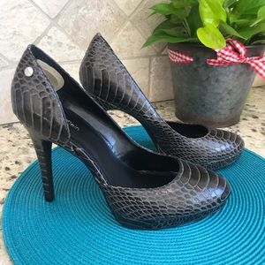 Calvin Klein Reptile Embossed Heels (3)